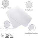 MicoYang Silicone Dish Drying Mat for Multiple Usage,Easy clean,Eco-friendly,Heat-resistant Silicone Mat for Kitchen Counter or Sink,Refrigerator or Drawer Liner Translucent 3XL 28 inches x 18 inches