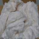 BEDELITE Fleece Throw Blanket for Couch  3D Ribbed Jacquard Soft and Warm Decorative Fuzzy Blanket  Cozy, Fluffy, Plush Lightweight Cream Throw Blankets for Bed, Sofa, 50x70 inches