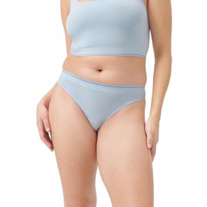 florence by mills womens Cozy Crush Seamless Thong Underwear (Blue, XS)