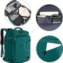 MATEIN Travel Backpack Large, Water Resistant Carry on Backpack for Travelling, Airline Approved Large Capacity Back Pack, Expandable Lightweight Overnight Daypack, Travel Gift, Peacock Blue (Blue)
