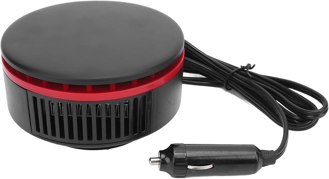 12V Portable Car Heater Fast Windshield Defroster 150W for Sedans SUVs (Red)