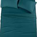 Utopia Bedding King Bed Sheets Set - 4 Piece Bedding - Brushed Microfiber - Shrinkage and Fade Resistant - Easy Care (Teal Green)