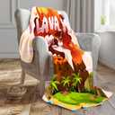 Christmas Couple Gifts for Him/Her,Girlfriend/Boyfriend Birthday Gifts for Couple, Wedding Gift for Husband,Wife Birthday Gift Ideas,I Lava You Blanket 50x60in