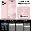Vooii Magnetic for iPhone 17 Pro Max Case, Compatible with Magsafe (Premium Liquid Silicone) (Integrated Camera Control Button) Full Body Protective Anti-Scratch Microfiber Lining 6.9 inch, Pink Sand
