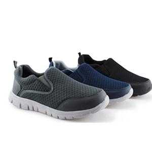 Men's Mission Ridge Gray Slip on Shoes, Size: 10