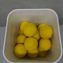 Xifua Bucket Pitching Machine Baseballs 16 Pack - 60 MPH High Bouncy Yellow Dimpled Practice Balls | Lightweight & Durable for Batting/Fielding Training | Indoor/Outdoor All Ages