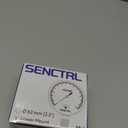 SENCTRL 0-30 Inches of Water Column Gauge, Low Pressure Capsule Gauge, 2-1/2" Dial Size, 1/4" NPT Lower Mount, Zero Adjustment, for Air Water Gas Pressure Test