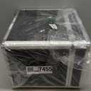 Vaultz Vinyl Record Storage Box - Locking 50 Album Holder & Organizer - Great Alternative to Flimsy LP Crate - 14.4 x 13.4 x 9.6 Inches - Black