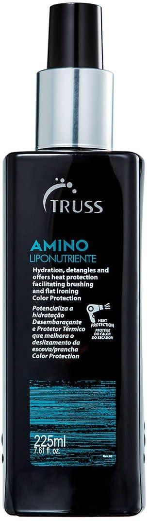 TRUSS Professional Amino Miracle Heat Protection Spray Hair Repair and Protection, Frizz Control, Color Blocking, Detangling, Adds Shine, Best By 09/28