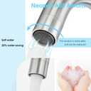 CREA Bar Sink Faucet, Bathroom Kitchen Faucet Brushed Nickel Pre Wet Small Mini Kitchen Bath Utility Marine Faucet Single Hole Stainless Steel Farmhouse Vanity Lavatory Faucets Outdoor