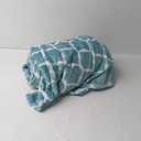 Beautyrest Ogee Printed Plush Electric Blanket for Cold Weather, Fast Heating, Auto Shut Off, Virtually Zero EMF, Multi Heat Setting, UL Certified, Machine Washable, Teal Oversized Throw 60x70