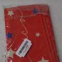Red Blue Stars America Patriotic 4th of July Placemats Set of 4, 12 x 18 Inch Seasonal Holiday Table Mats for Party Dining Table Decoration