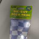 Eureka 845692 S'Cool Era Checkered Sky Decorative Classroom and Bulletin Board Trim for Teachers, 2.25" Wide with 37 Feet Total, 12 Strips