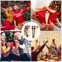 ReliThick 120 Sets Christmas Office Gifts for Christmas Ballpoint Pen with Wish Cards End of Year Gift from Teacher Smile Face with Cap Pen Inspirational Party Favor for Coworkers