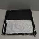 Toaster Cover 4 Slice with Aluminum Foil Lining and Base Compatible with Cuisinart/BELLA/Black and Decker,Cover Only,Black