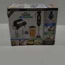 Ninja Hand Mixer, Immersion Blender, Foodi Power Mixer System, 750-Peak-Watt Handheld Emulsion Blender & Electric Hand Mixer Combo With Whisk, Beaters & 3-Cup Blending Vessel,120 volts, Black CI101