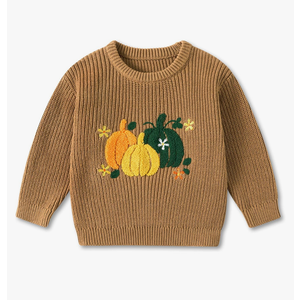 Toddler Baby Girl Boy Christmas Sweater Kids Outfit Pullover Knit Crewneck Long Sleeve Tops Fall Winter 12 