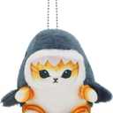 Kawaii Shark Cat Plush Toy Stuffed Animal Doll, Soft Pillow for Boys & Girls (Shark cat, 13cm/5.1in)