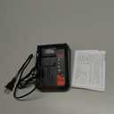 BLACK+DECKER 20V MAX Lithium Battery Charger, 2 Amp (BDCAC202B)