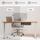 PAMO Cable Management Under Desk for Easy mounting Under-Table I Set of 2 - with 10X Cable Ties I Desk Organizer for Office/Home Office Table Thoughtful Cable Tray Holder