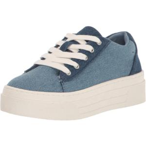 Steve Madden Girl's Studio Sneaker (13 Little Kid, Denim)
