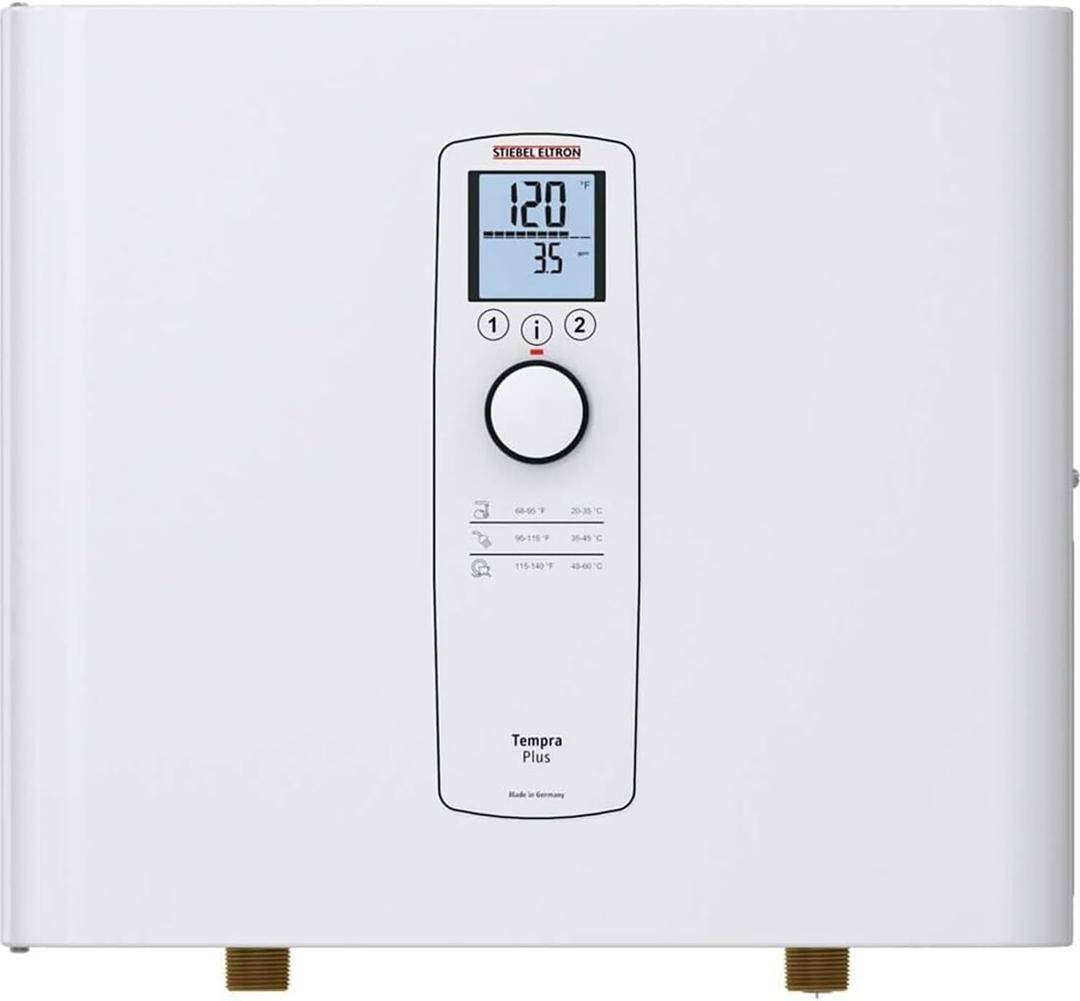 Stiebel Eltron Tankless Water Heater  Tempra 24 Plus  Electric, On Demand Hot Water, Eco, White