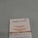 Nipple Covers for Women2 Pairs Reusable Silicone Pasties, Adhesive&Waterproof, No Show Design with Travel Box