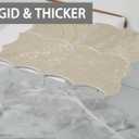 COLAMO LUXURY 10PCS Peel and Stick Backsplash,Faux Stone Smart Adhesive Tile,Mix Metal Golden,Stick on Arabesque Geometric Waterjet,Accent Wall Mosaic Tile for Kitchen,Bathroom,Fireplace(Beige Marble)