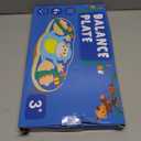 Wobble Balance Board for Kids Wooden Rocker Board Load 123Lbs, Active Play and Exercise for Toddler (Blue)