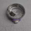 Crate Dog Bowl Removable Stainless Steel Water Food Feeder Bowls Cage Coop Cup for Cat Puppy Bird Pets (Large, Purple)