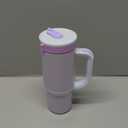 Ello Oasis 18oz Stainless Steel Kids Tumbler with Handle & Retracting Straw, 100% Leakproof, Double-Wall Vacuum Insulated, Kids Water Bottle for School, BPA Free, Dishwasher Safe, Purple Holographic