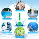 2 x TDS Water Tester for Lab, TDS Meter Digital Water Tester - High Accurate and Reliable Digital PPM Meter, 0-9990PPM Water Quality Tester for Drinking Water/Wine/Kitchen/Laboratory (Green)