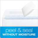 Quality Park #8 Double Window Envelopes, Self Seal Security Envelopes for QuickBooks Checks, 3 5/8" x 8 11/16", 24 lb White, 500 per Box (QUA50766)