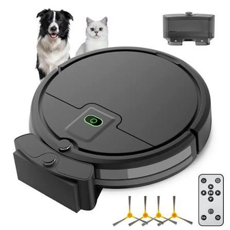 ENCHE Robot Vacuum Cleaner,2900Pa Suction Power, 120 Mins Runtime,Self-Charging Robot Vacuum for Low Carpet, Pet Hair, Hard Floors