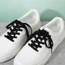 6 Pairs Flat Rope Shoe Laces for Sneakers, 4 Inch Long Flat Athletic Shoelaces Replacement Shoe Laces for A F-1 Shoes Sweatpants Hoodies Shorts Shoes Bags Accessories