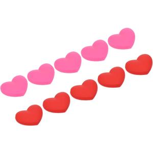 PATIKIL Tennis Vibration Dampener, Heart-Shaped Silicone Shock Absorber Racket String Damping for Tennis Racquet
