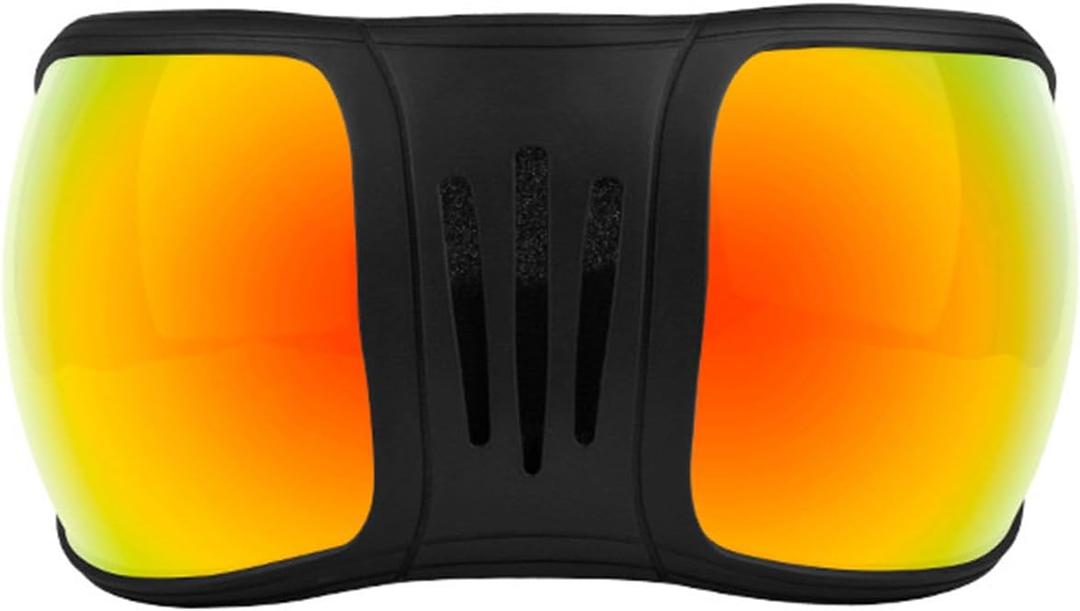 Windproof Soft Pet Horse Glasses For Equestrians Sports Horse Snow Eye Protections Eye Wear Goggles For Hot Season Goggles (Black Red)