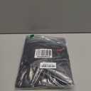 YCQDDA 34Inch Mahjong Mat Bag, HeavyDuty Black Canvas Carrying Bag with Center Dual Handles & Smooth Zipper, Fits Mahjong Mat, Racks & Tiles, AllinOne Travel Storage Bag