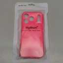 Hython Case for iPhone 17 Pro Case Glitter Cute Sparkly Shiny Bling Sparkle Phone Cases 6.3", Thin Slim Fit Soft TPU Bumper Shockproof Rubber Protective Cover for Women Girls Girly, Hot Pink