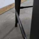 Yongchuang 24 inch Bar Stools Industrial Kitchen Counter Height Barstools with Wood Seat Metal Low Back Bar Chairs Gunmetal