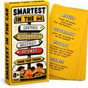 WELL BALANCED Road Trip Trivia - Road Trip Games for Kids Travel Essentials Car Activities Must Haves for Ages 8+