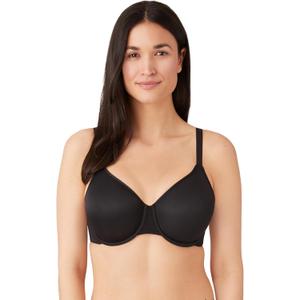 Wacoal Women's Back Appeal Minimizer Unlined Underwire Bra (40D, Black)