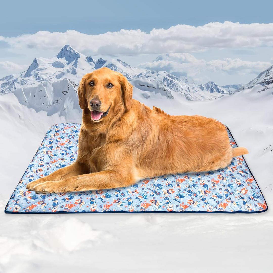 Premium Cooling Blanket for Dogs Pet Cooling Pads Washable Pet Cool Mat for Cats Hot Weather Puppy Lightweight Throw Calming Pad(60x80 inches) Premium Cooling Blanket for Dogs Pet Cooling Pads Washable Pet Cool Mat for Cats Hot Weather Puppy Lightweight Throw Calming Pad(60x80 inches)