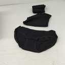 CULAYII Women's Cotton Bikini Panties, High-Cut Full Coverage Stretch Cool Underwear for Women, 10 Pack, Black, Large