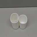 Toothbrush Holder Travel  Portable Toothpaste and Tooth Brushes Case for Traveling with Rinse Cup, Leak-Proof Cover for On-The-Go Oral Care (White)