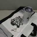 Patelai 4 Pcs Cheerleader Gifts Set Cheer Tote Bag 20 oz Tumbler Women Makeup Bag Keychain Stuff Accessories for Cheerleader