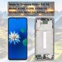 H&LYCYJ Display Screen for Samsung Galaxy A33 5G TFT A336E A336B A336B/DS LCD Screen Replacement Assembly Kit(Black with Frame, Without Fingerprint)
