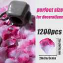5 x CO-RODE 1200pcs Rose Petals,Artificial Flowers for Wedding,Parties,Romantic Night Atmosphere,Valentine's Day,Anniversaries,(Red Purple&White)