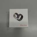 NEWTRENDS Smart Ring, Heart Rate/Sleep/Blood Oxygen Monitoring, Step Count, Wearable Fitness Tracker, APP Bluetooth Connected, IP68 Waterproof, 7 Days Battery Life, Black (Size 10)