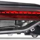 Tail Lights Compatible With 2019-2023 Toyota RAV4 Rear Light Taillights Left Driver Side Replace 81590-0R060 TO2802148(Inner Left Driver Side)